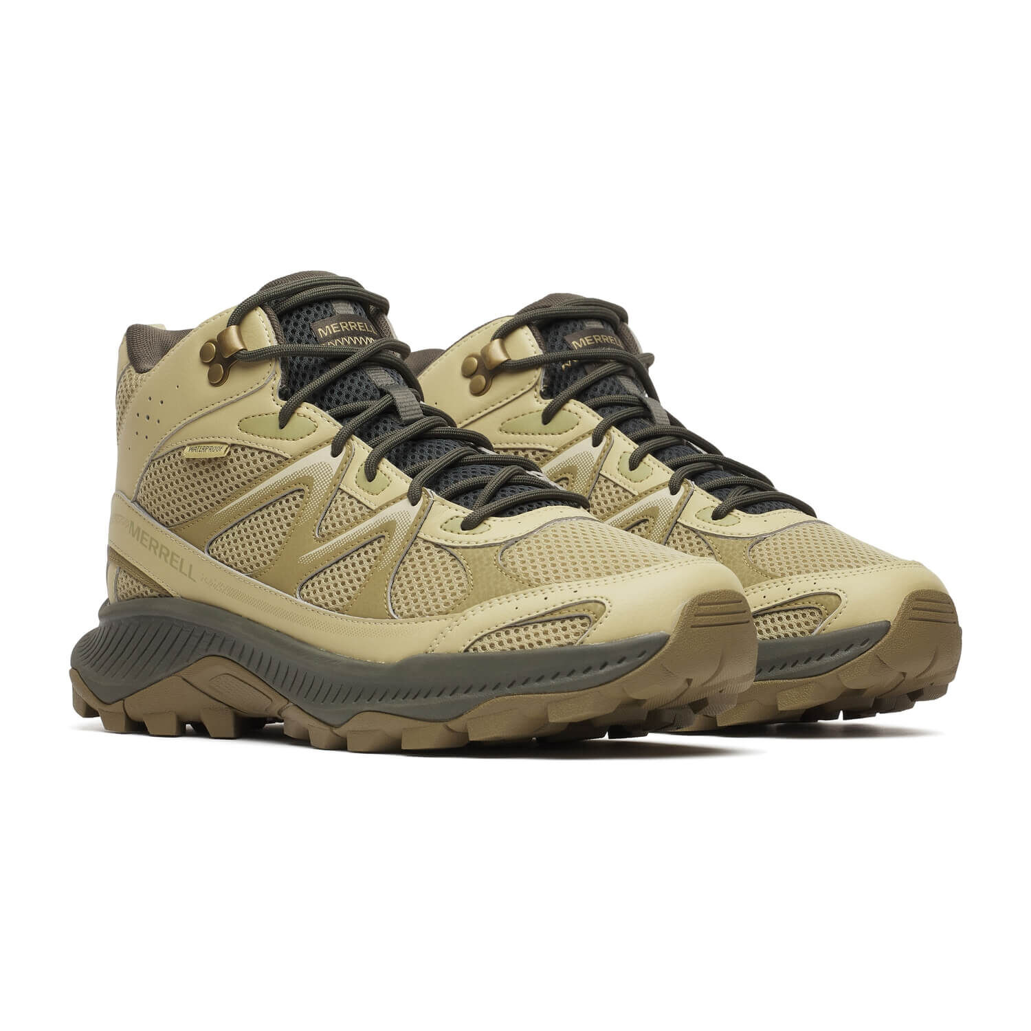 Bot&iacute;n Merrell Tempo Exp Mid Impermeable Verde Hombre image number 6.0