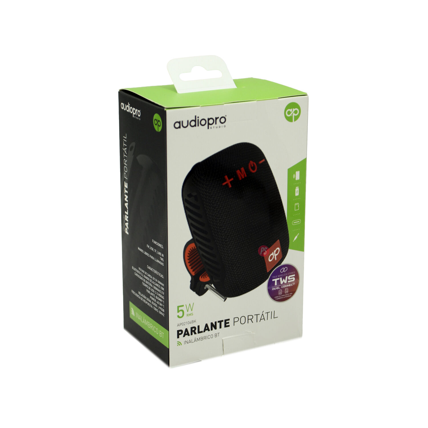 Parlante Bluetooth Para Motos / Scooter / Bicicletas Port&aacute;til - Ps image number 1.0