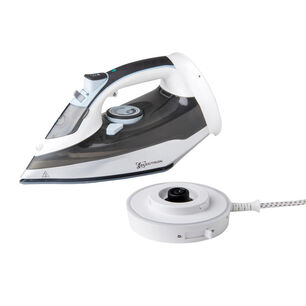 Plancha A Vapor Electron 2 En 1 Inal&aacute;mbrica Cer&aacute;mica Ba-3301