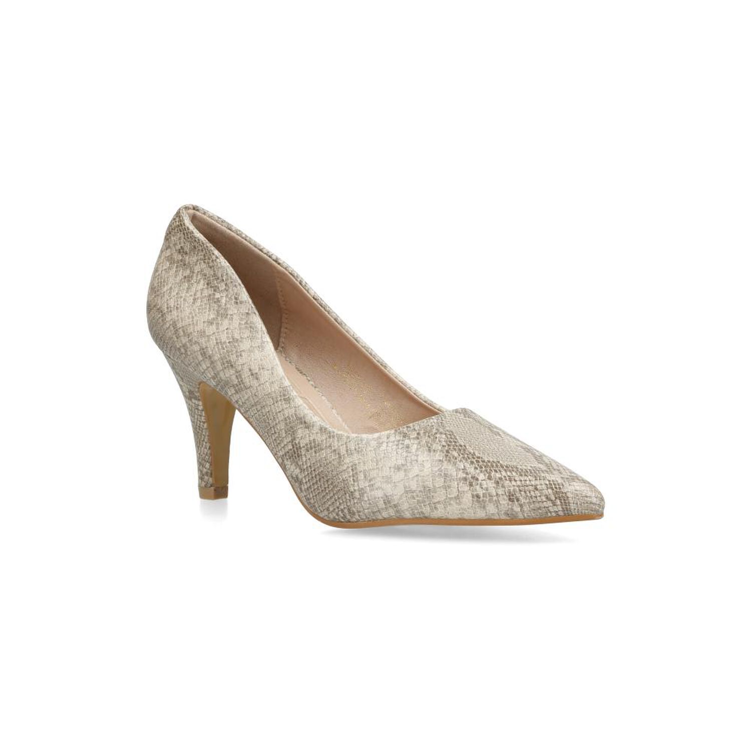 Zapato Con Taco Mujer Geeps Taupe image number 0.0