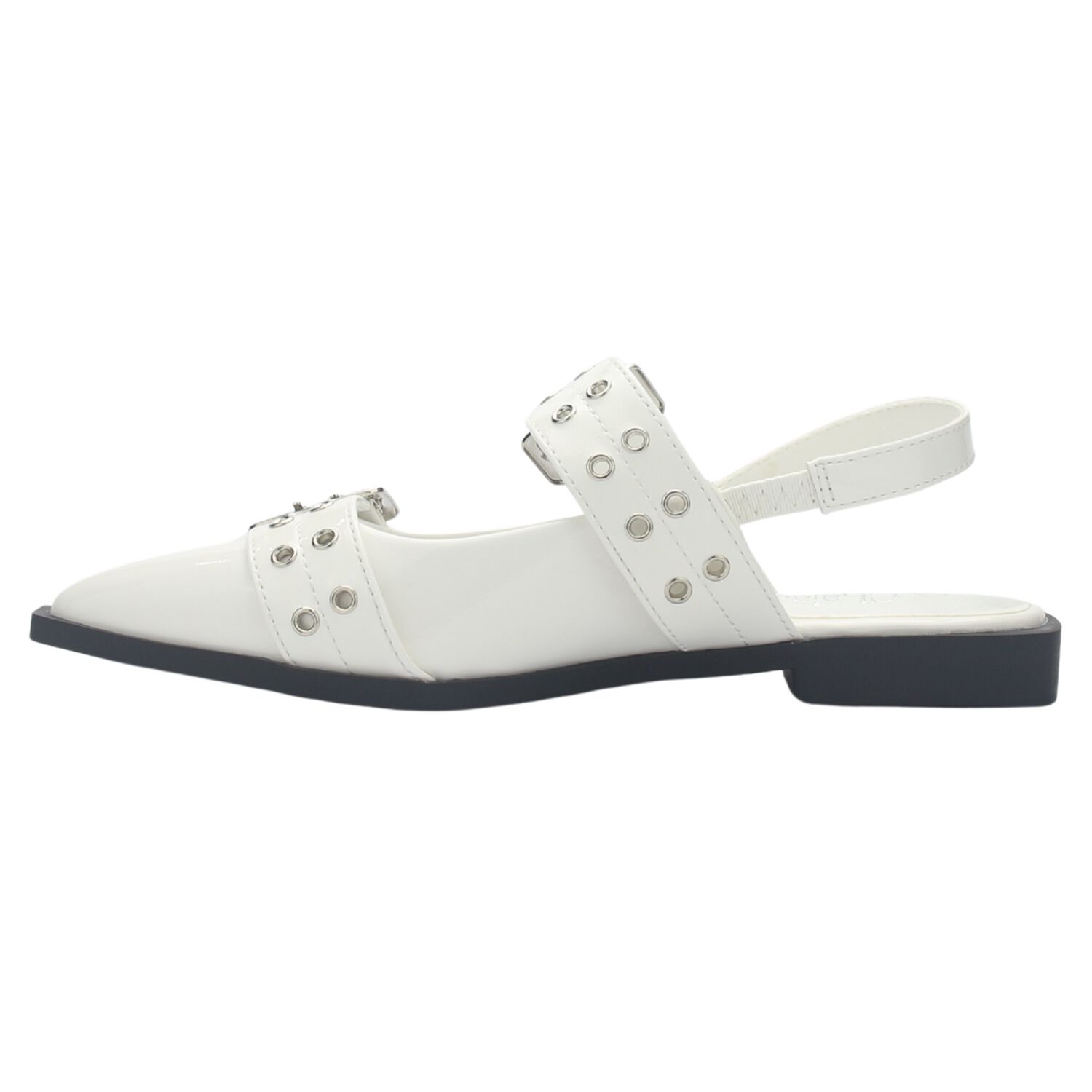 Ballerina Mujer Chalada Slik-21 Blanco Casual image number 9.0