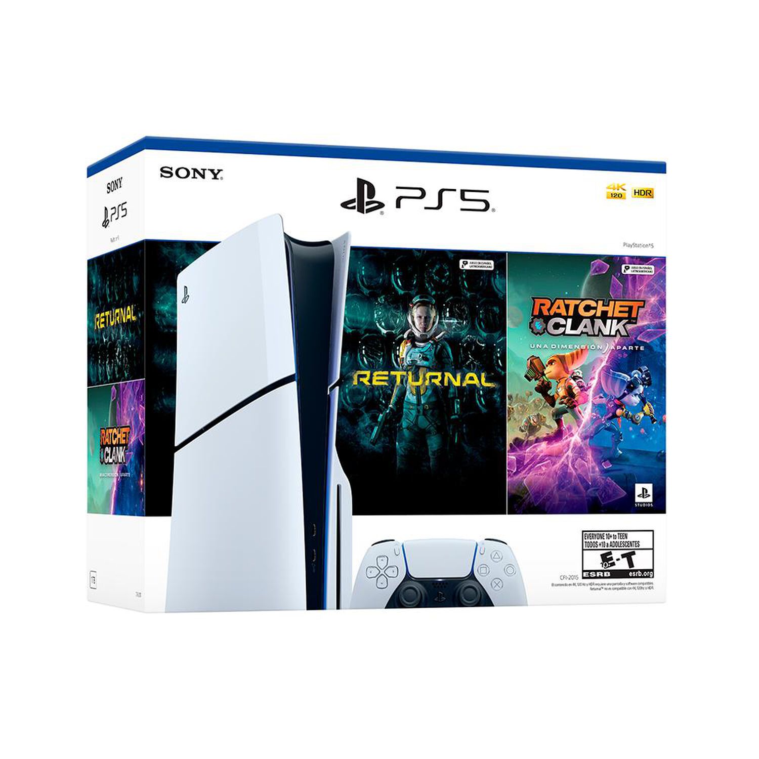Consola PS5 Sony Slim Disco + Juego Returnal + Juego Ratchet & Clank image number 2.0
