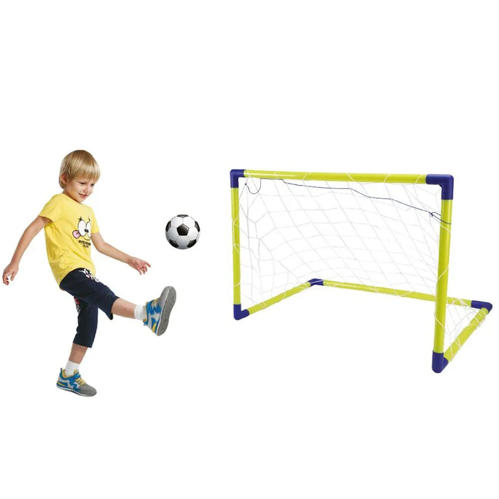 Arco Futbol Ni&ntilde;os + Bal&oacute;n + Bombin Juguete Porteria Ni&ntilde;os image number 1.0