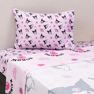 Sabana 1.5 Plazas Sanrio Kuromi Frutillas