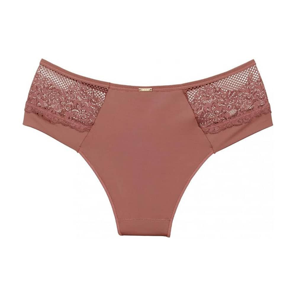 Bikini Microfibra Encaje Granate 2rios image number 2.0