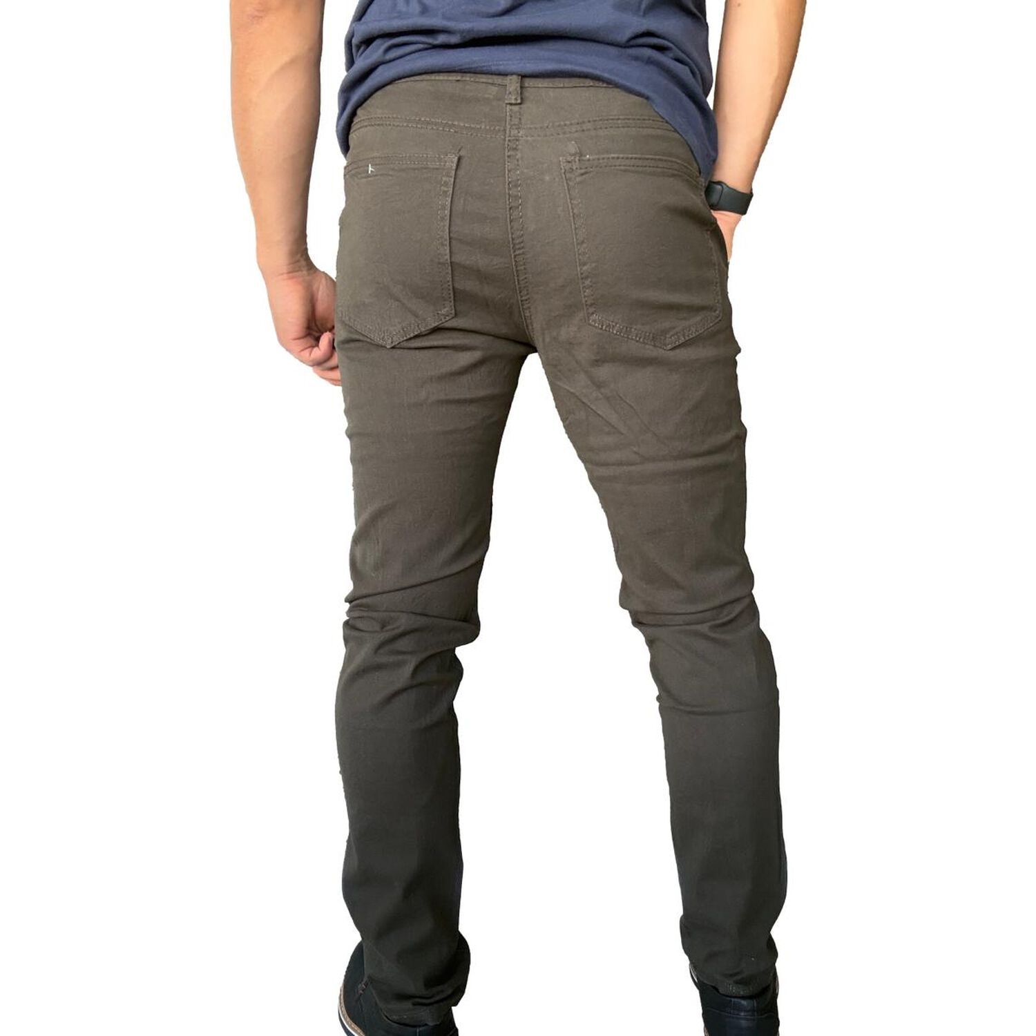 Pantal&oacute;n Tela Elasticado Slim Fit Bolsillo Argentino image number 23.0