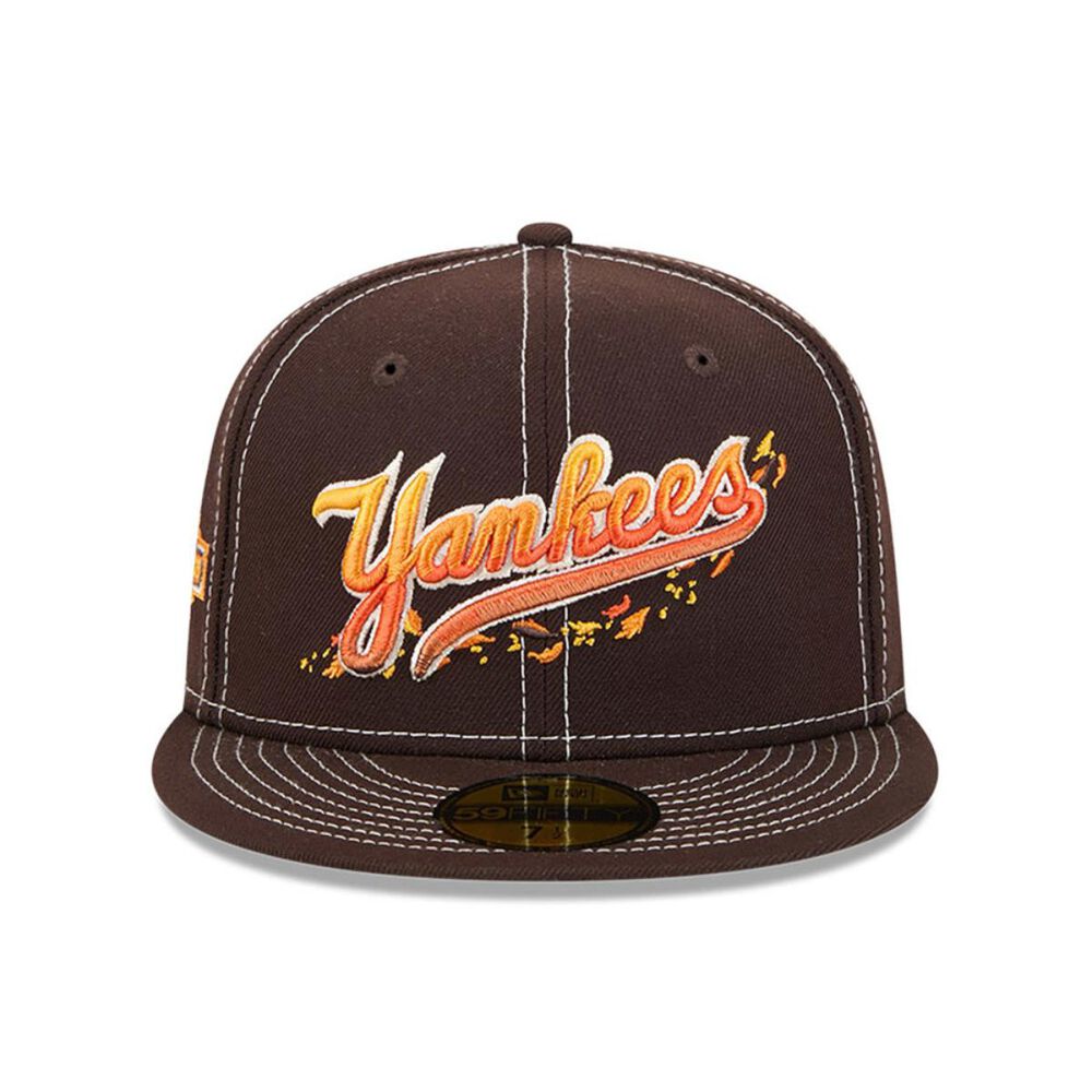 Gorra 59fifty Mlb New York Yankees Fall Foliage Dark Brown image number 2.0