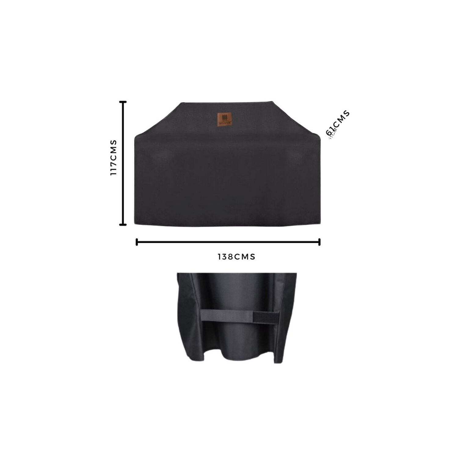 Funda Cobertor Para Parrilla Black En Varas M image number 1.0
