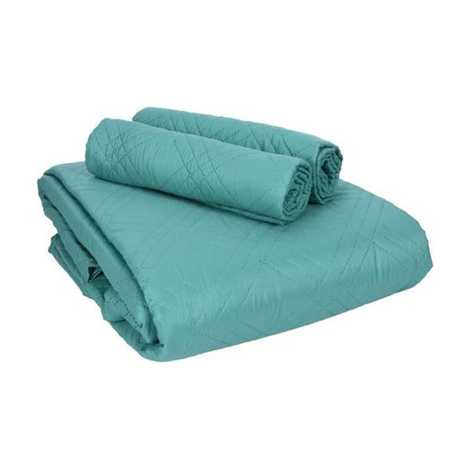 Quilt Andes Liso Turquesa King image number 4.0