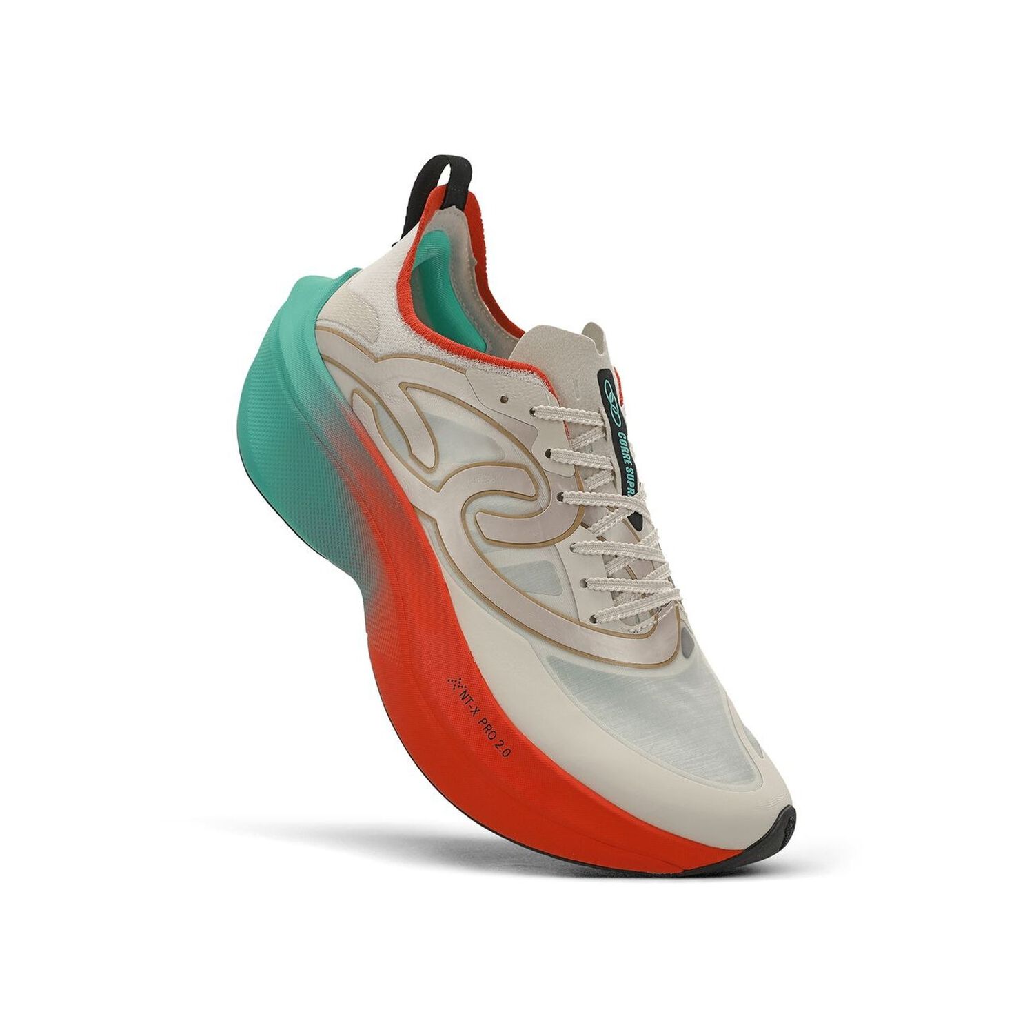 Zapatilla Running Mujer Corre Supra 2 Celeste/rojo/arena image number 1.0