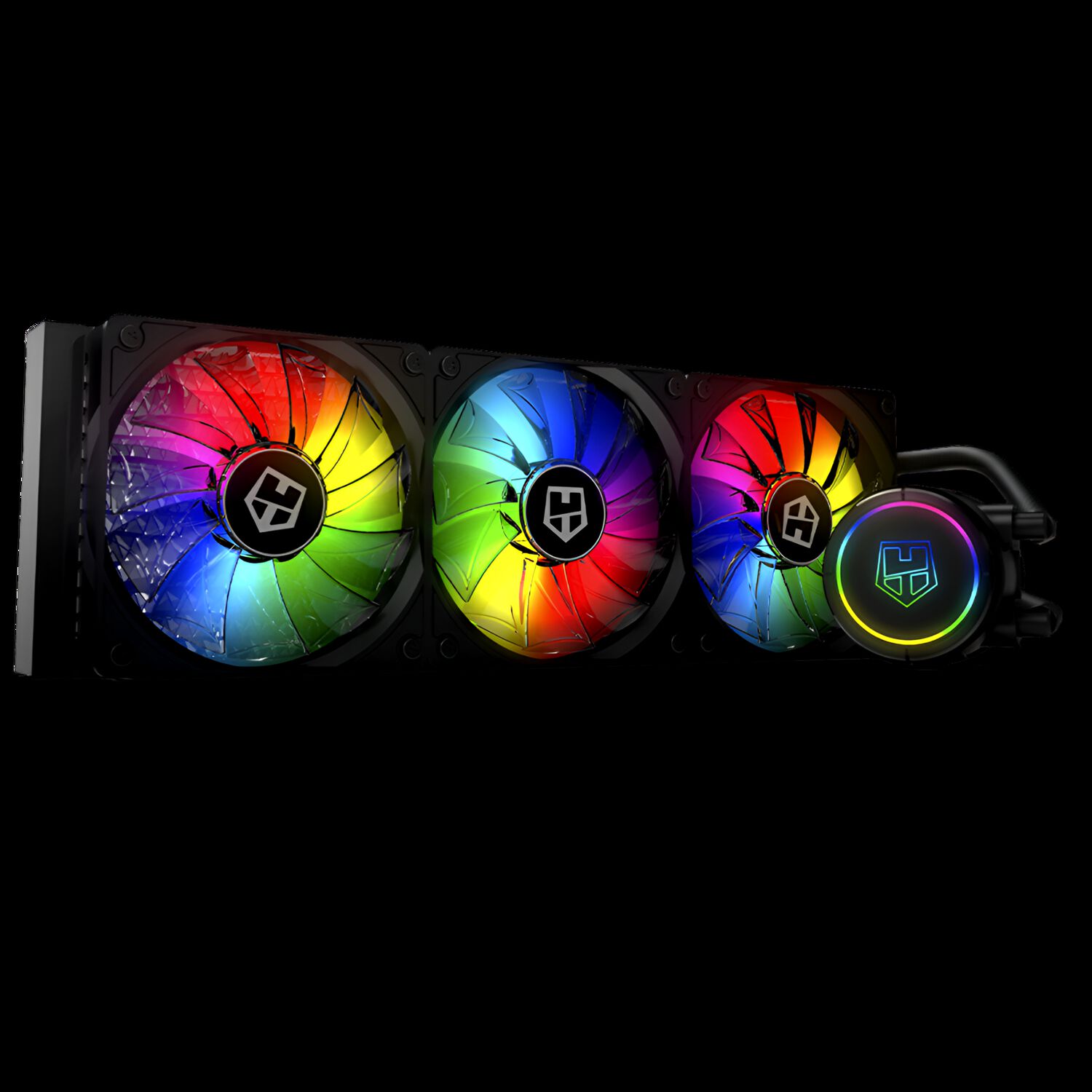 Water Cooling Profesional Hummer H-360 Argb 1500 Rpm image number 0.0