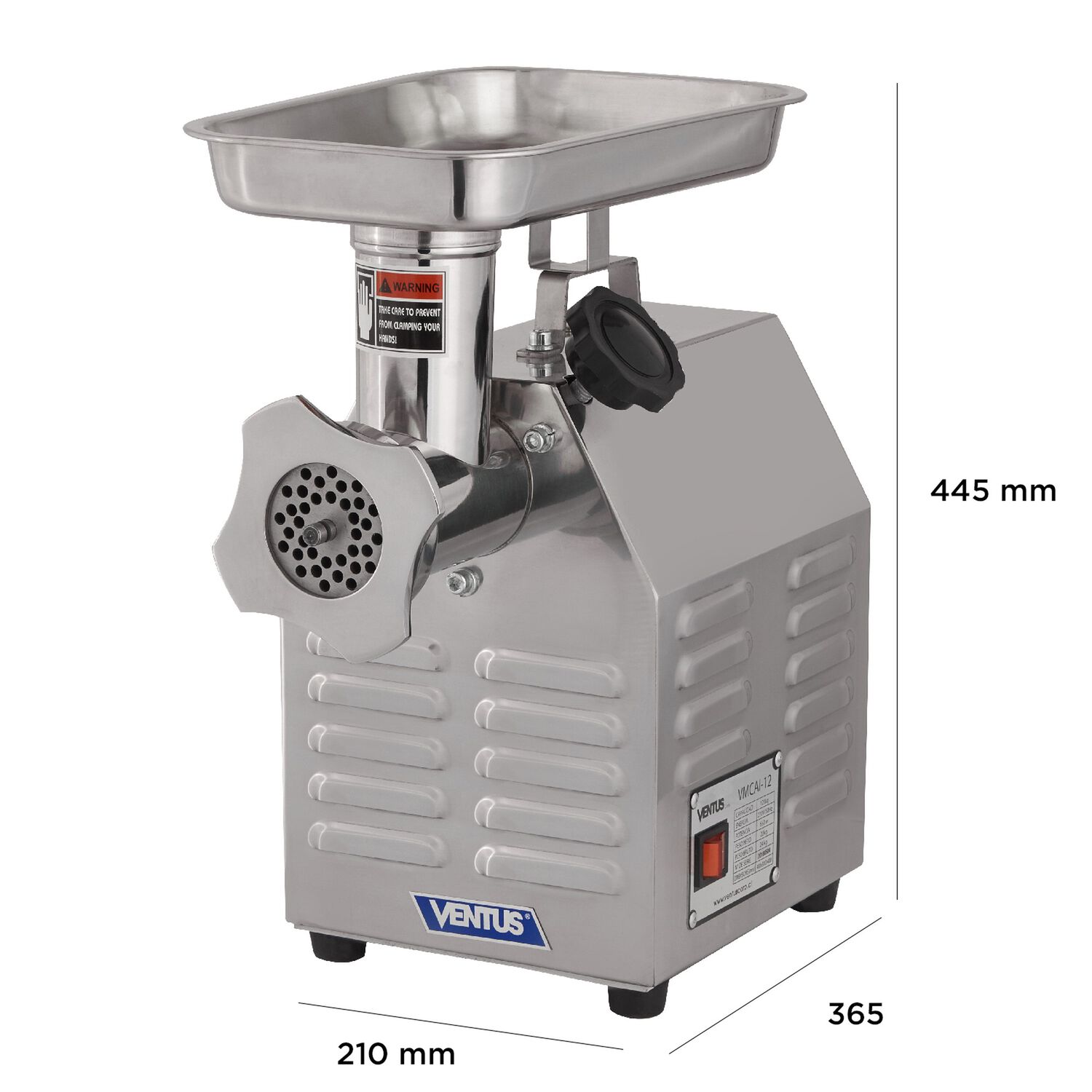 Ventus Moledora De Carne Vmcai-12 120 Kg/h image number 2.0