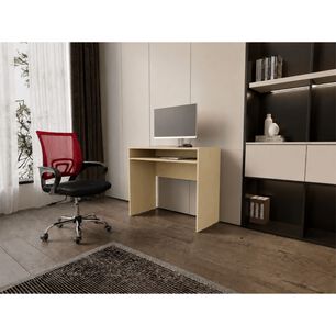 Combo Oficina New York 1 Escritorio Cartagena + Silla De Color Ergon&oacute;mica Con Altura Ajustable