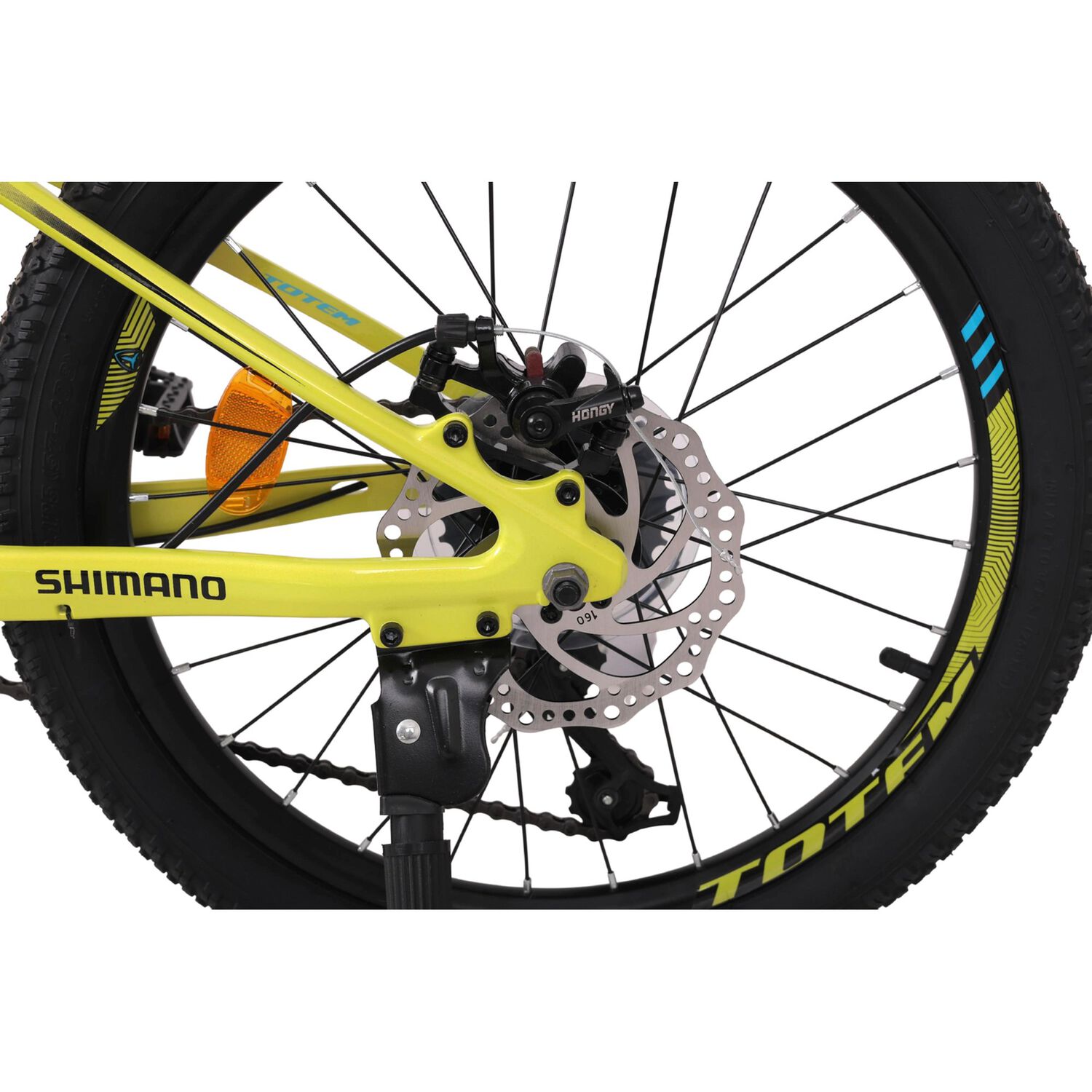 Bicicleta Totem Mtb Aro 20 Modelo Martin Magnesio Amarillo image number 2.0
