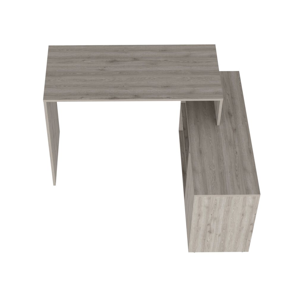 Escritorio En L 1 Puerta 116,6x100x73,6 Cm Fm-033g Gris image number 5.0