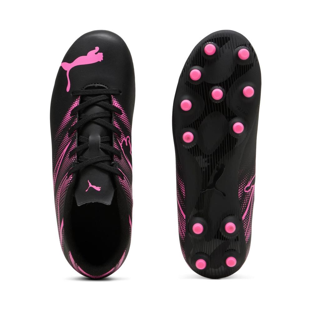 Zapato De Fútbol Unisex Puma Attacanto Fg/ag Jr Negro image number 5.0