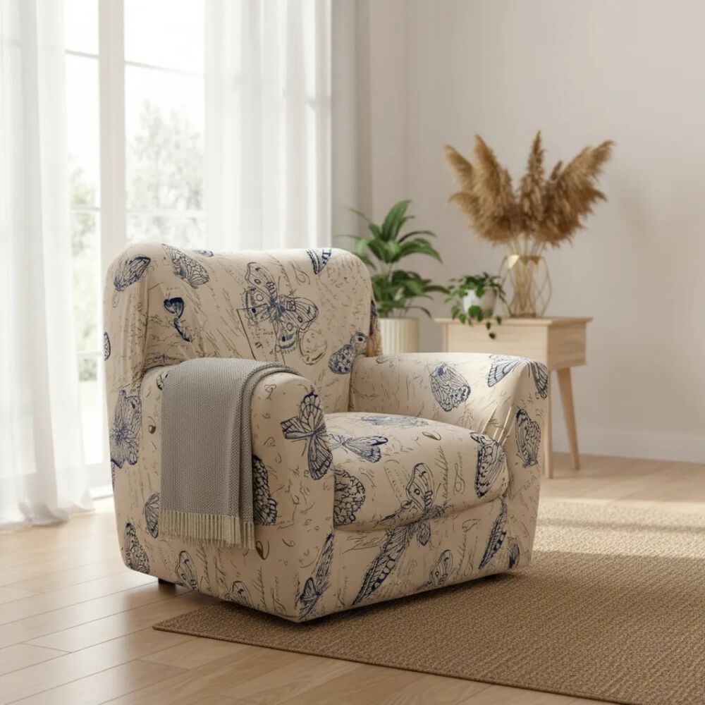 Funda De Sof&aacute; Estampada De 1 Cuerpo image number 1.0