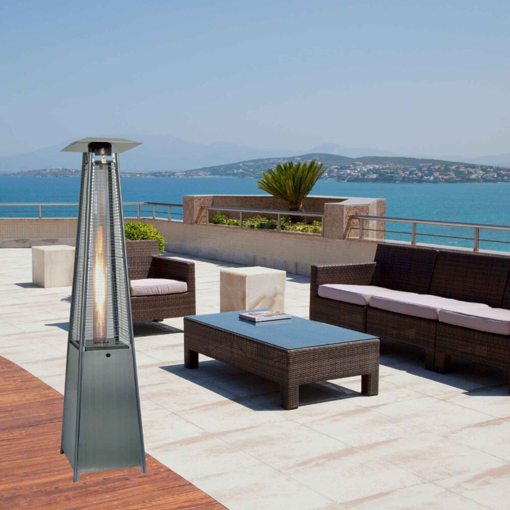 Estufa A Gas Exterior Terraza Obelisk Inox image number 3.0