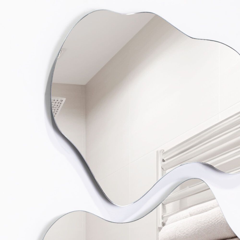 Set X2 Espejos 35x60x1,9 Cm Forma Irregular image number 3.0