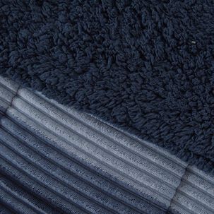 Plumon Corduroy Coral Sh. Est. King Linea Azul