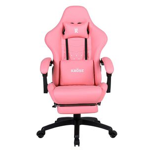 Silla Gamer Oficina Krone Xl Reclinable + Masaje + Apoyapi&eacute;s