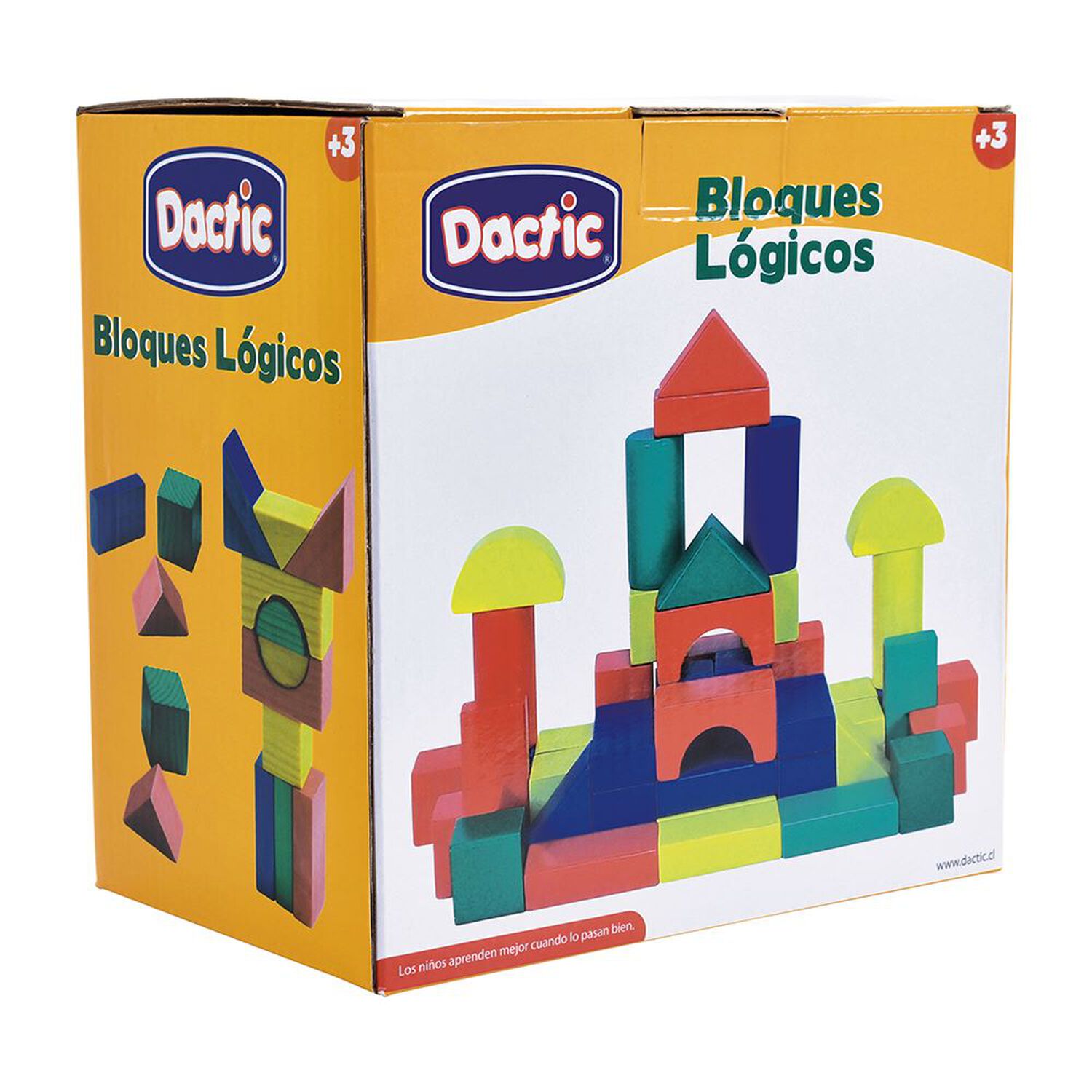 Bloques L&oacute;gicos De Madera Colores image number 2.0