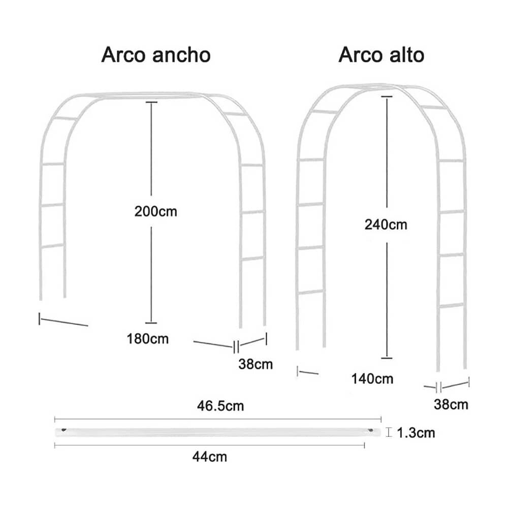 Arco De Jard&iacute;n Metal Arco De La Boda Para Ceremonia Fiesta image number 2.0