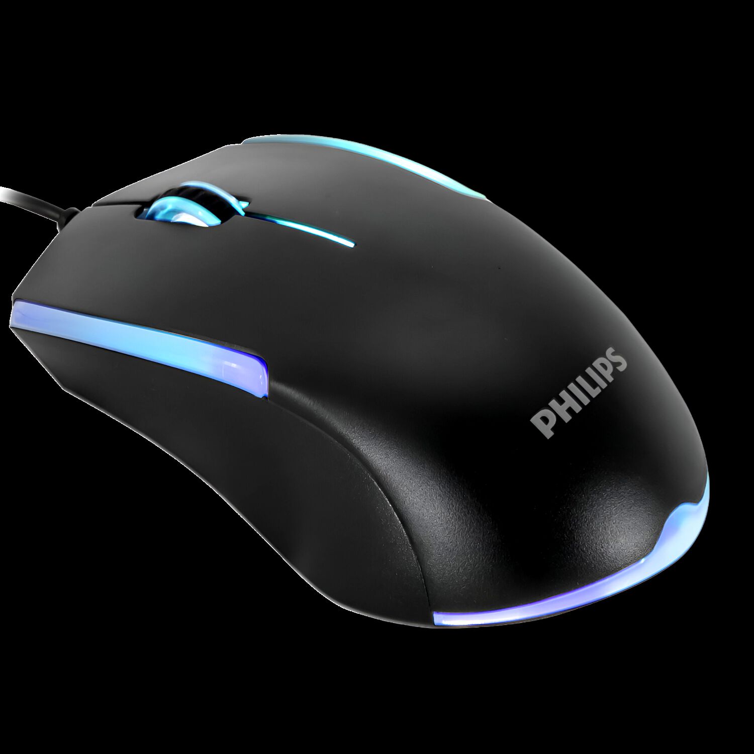 Mouse Philips Multiuso De 7 Botones Retro Iluminado Spk9314 image number 1.0
