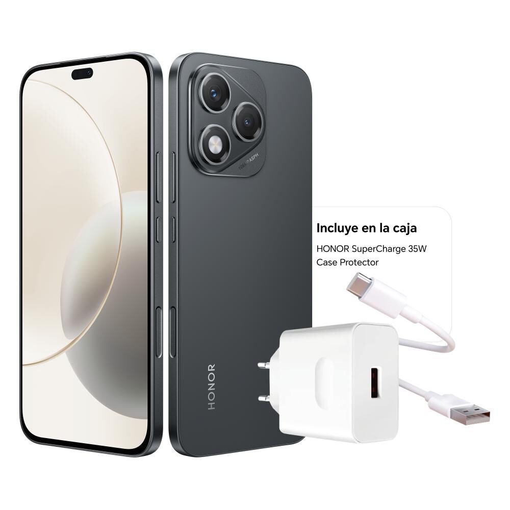 Smartphone Honor 400 Lite / 5G / 256 GB / Black / Liberado + Earbuds X7 Lite image number 2.0