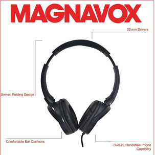 Audifonos Magnavox Mph5026m-bk Estéreo