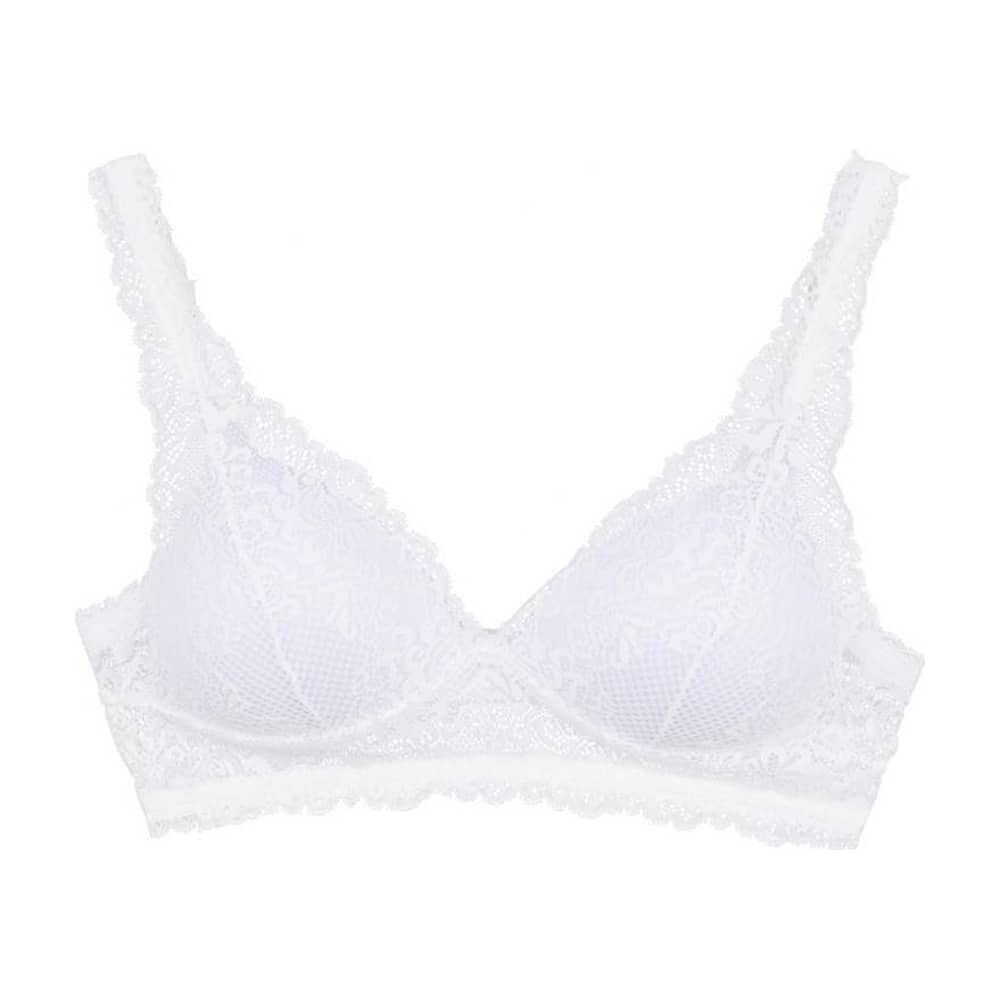 Bralette Encaje Blanco 2rios image number 0.0