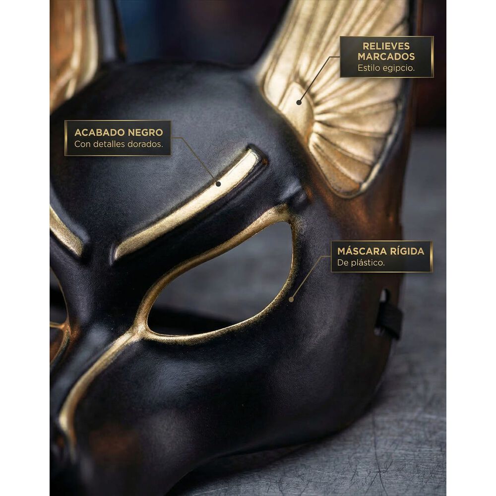 Accesorio Cosplay Mascara Anubis Egipto image number 3.0