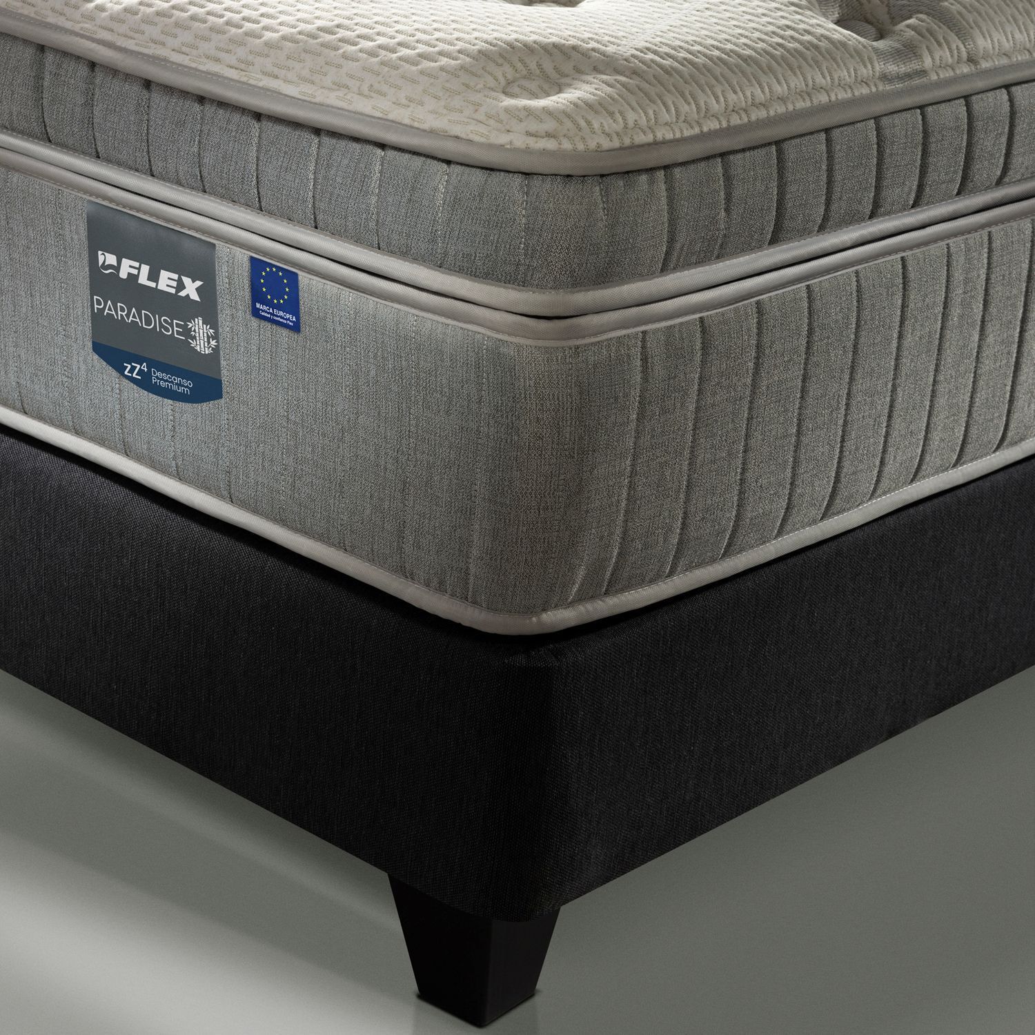 Cama Europea Flex Paradise / 1.5 Plazas / Base Normal + Respaldo image number 3.0