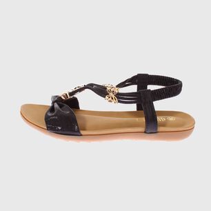 Sandalia Negro V&iacute;a Franca Art. 51209b2029black