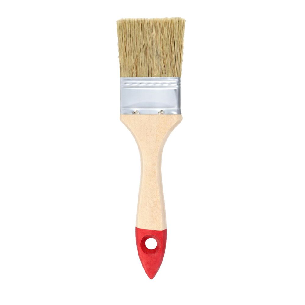 Set 6 Brochas Mango Madera 2 Pulgadas Para Pintura Pintar image number 4.0