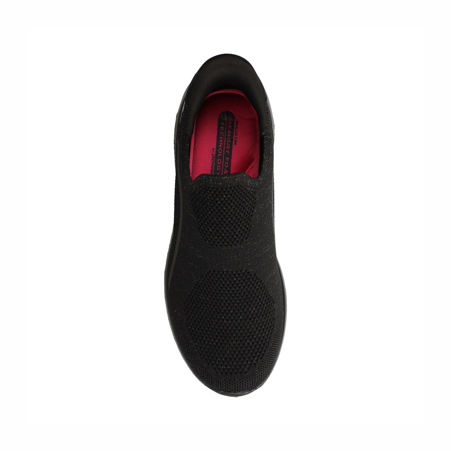 Zapatilla Deportiva Mujer N-walk Lite Dacron Walking Negro image number 2.0