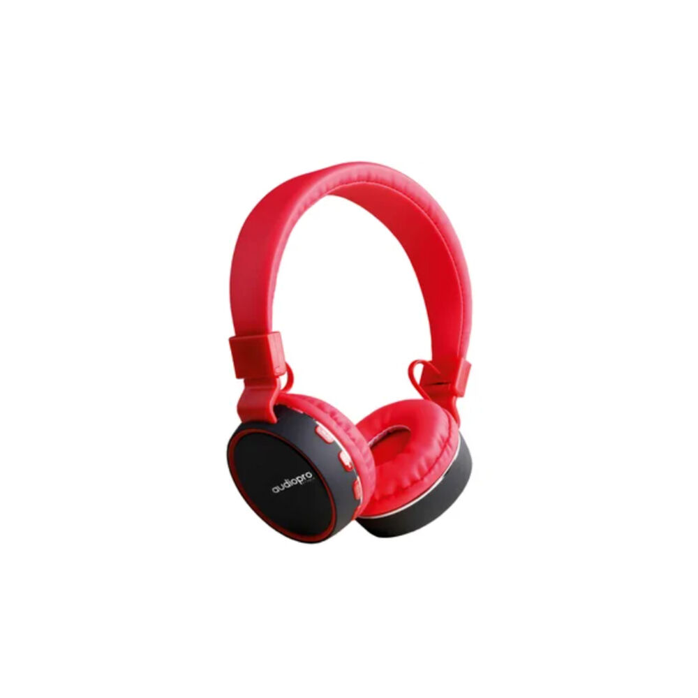 Audífonos Con Conexión Bluetooth Y Auxiliar Color Rojo - Ps image number 0.0