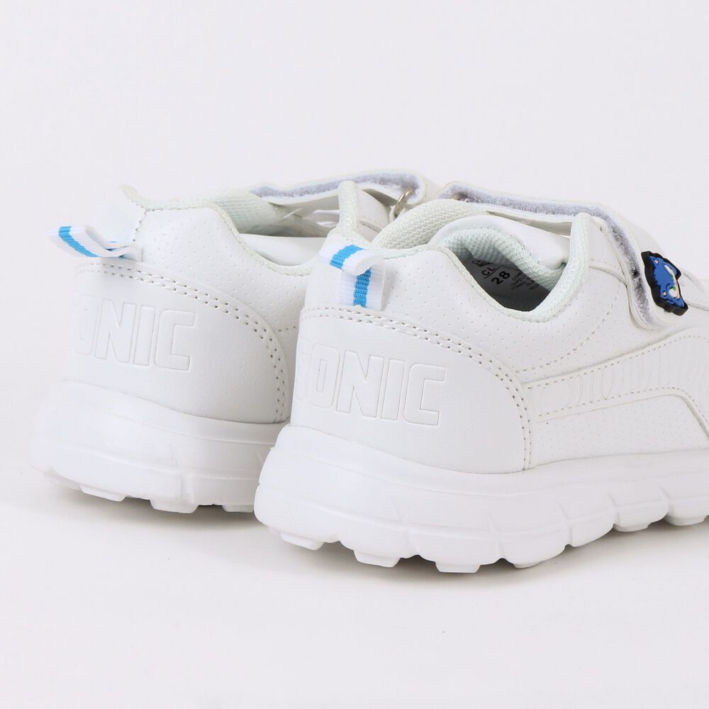 Zapatilla Escolar Ni&ntilde;o Velcro Sonic Pin Blanco Sonic image number 2.0