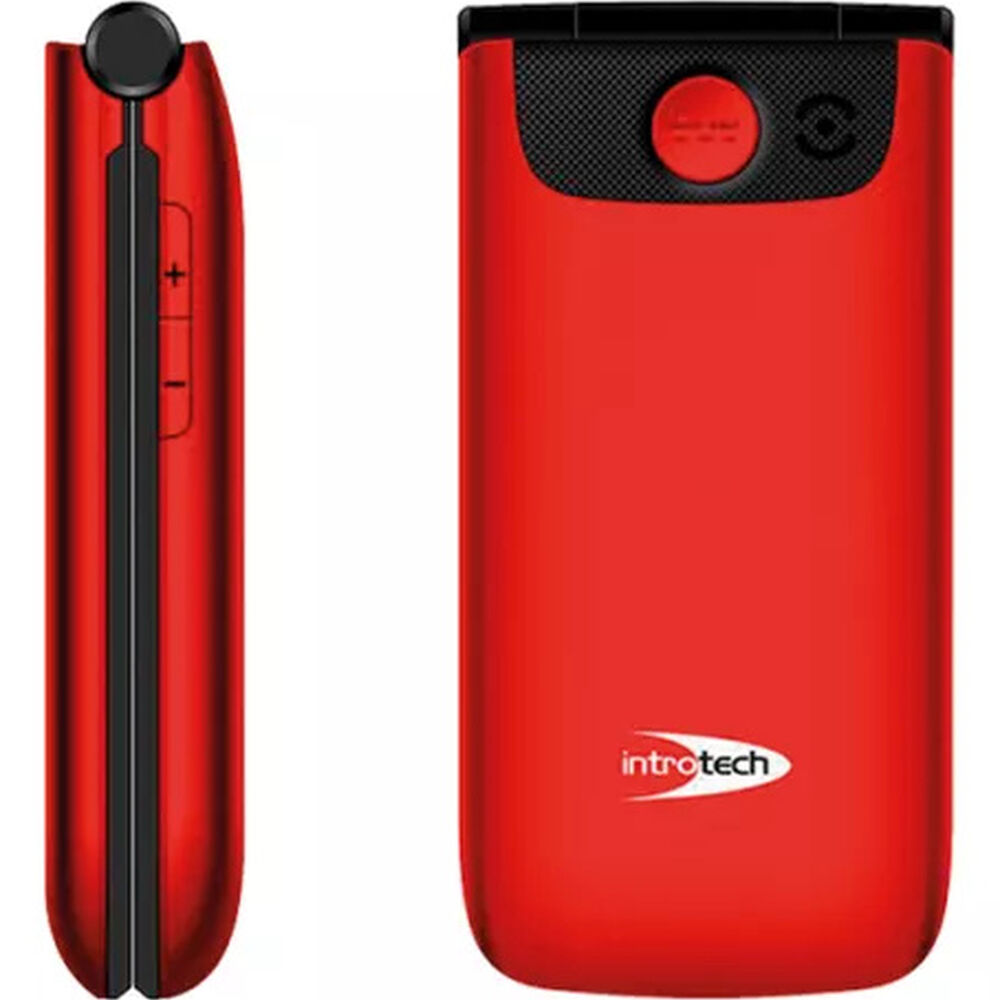 Celular Senior Introtech 4g Almeja Clamshell Batt Rojo image number 4.0