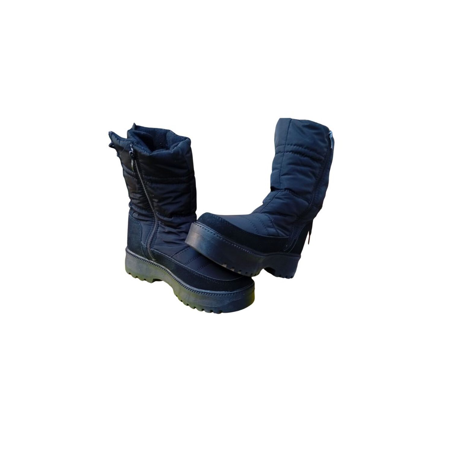 Botas Botines Impermeables Forradas Con Chiporro - Negro image number 3.0