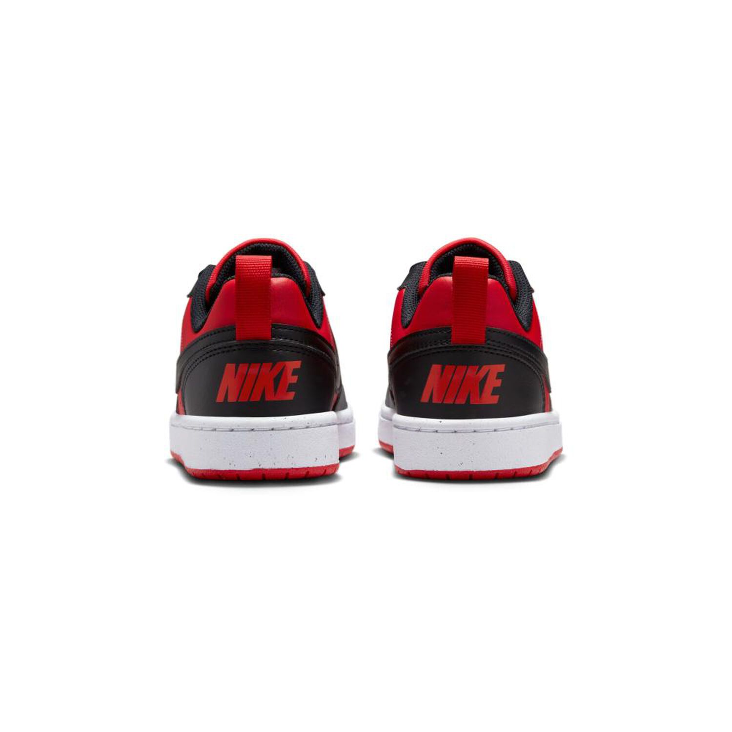 Zapatilla Urbana Ni&ntilde;o Nike Court Borough Low Recraft Negro/rojo image number 3.0