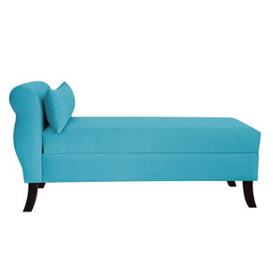Banqueta Ba&uacute;l New Diva Color Turquesa