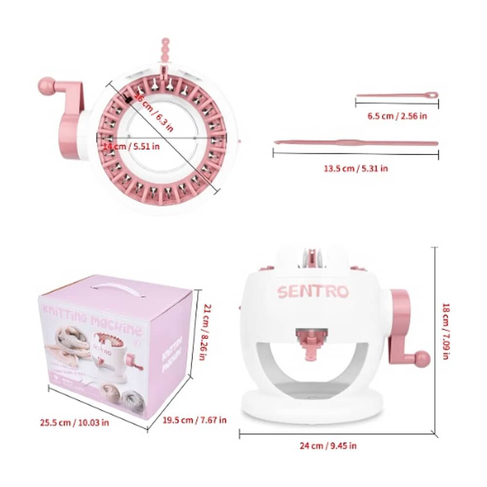 Maquina Para Tejer Con Telar Giratorio De 22 Agujas image number 1.0