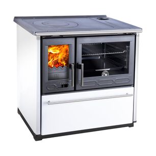 Cocina Leña Comb Lenta Altima Blan Amesti Altima