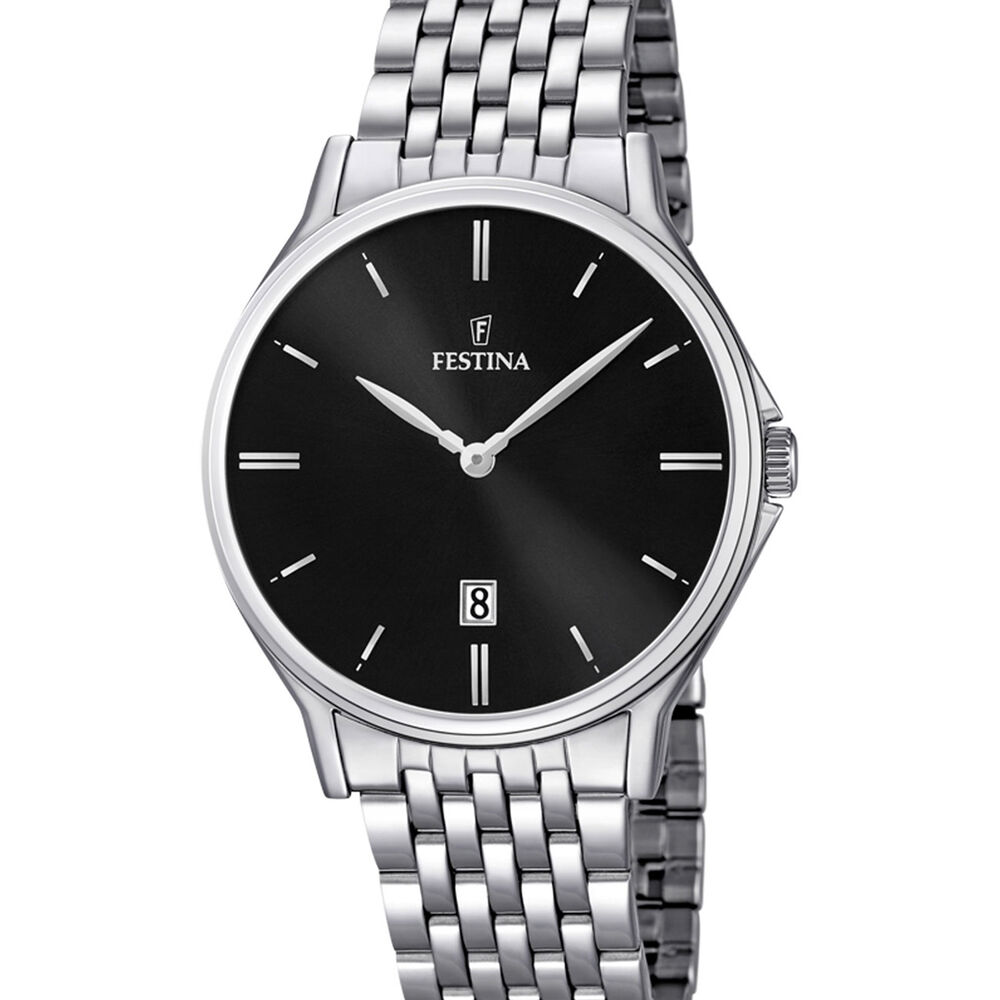 Reloj F16744/4 Festina Negro Hombre Acero Clásico image number 0.0