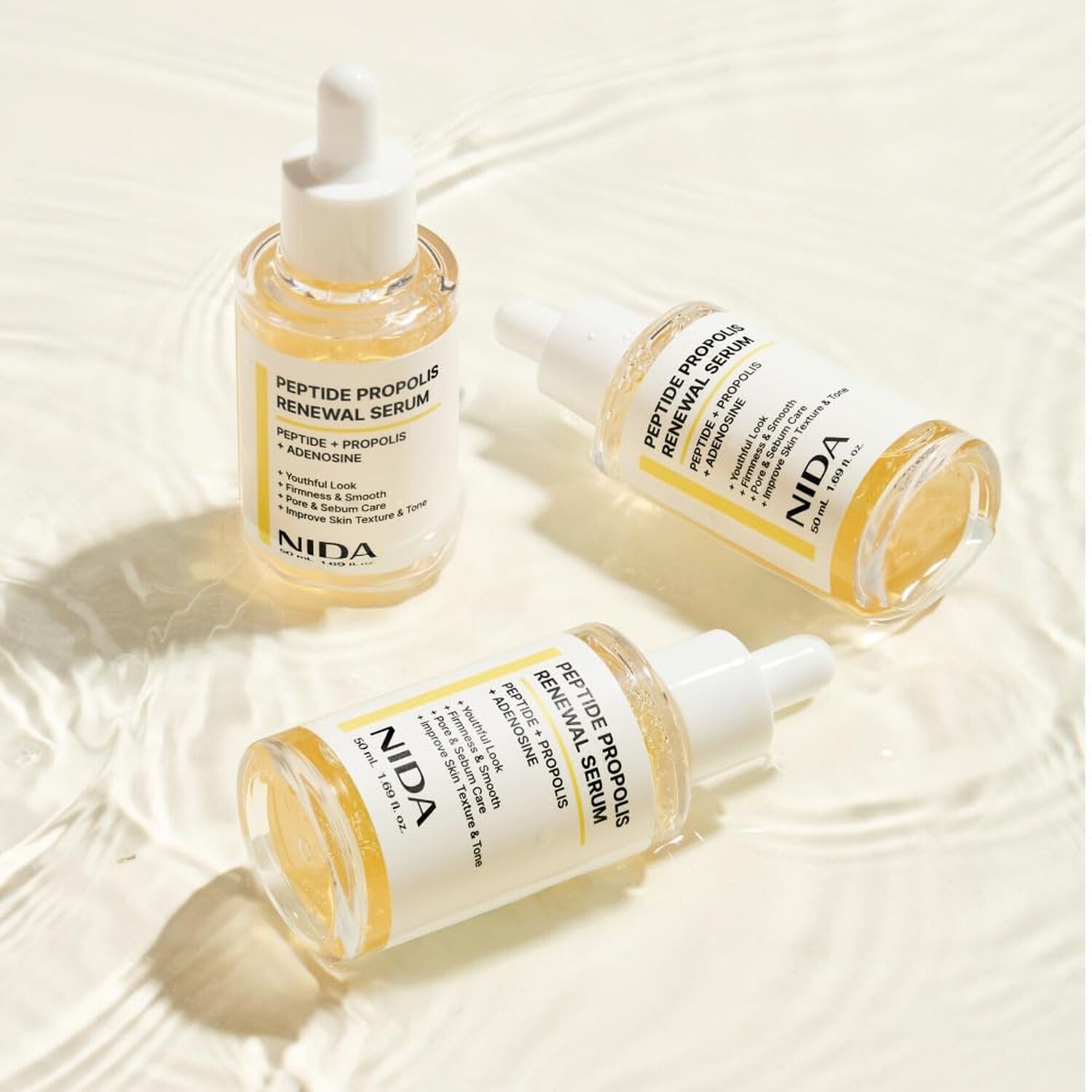 Peptide Propolis Renewal Serum (nida) -50ml Serum Antiedad Con Prop&oacute;leo Y P&eacute;ptidos image number 1.0