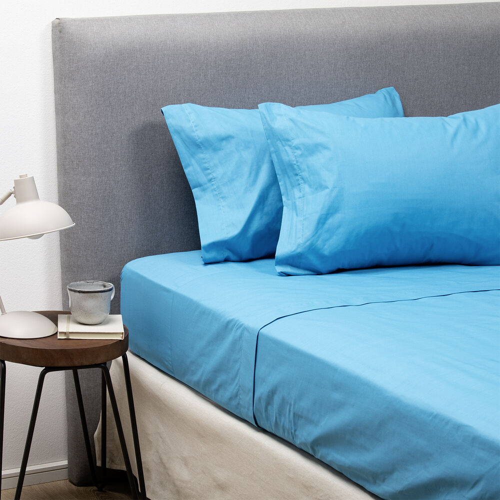 Pack 2 Sabanas Unicolor Arthome Negra + Calipso 1 Plaza 144 Hilos image number 2.0