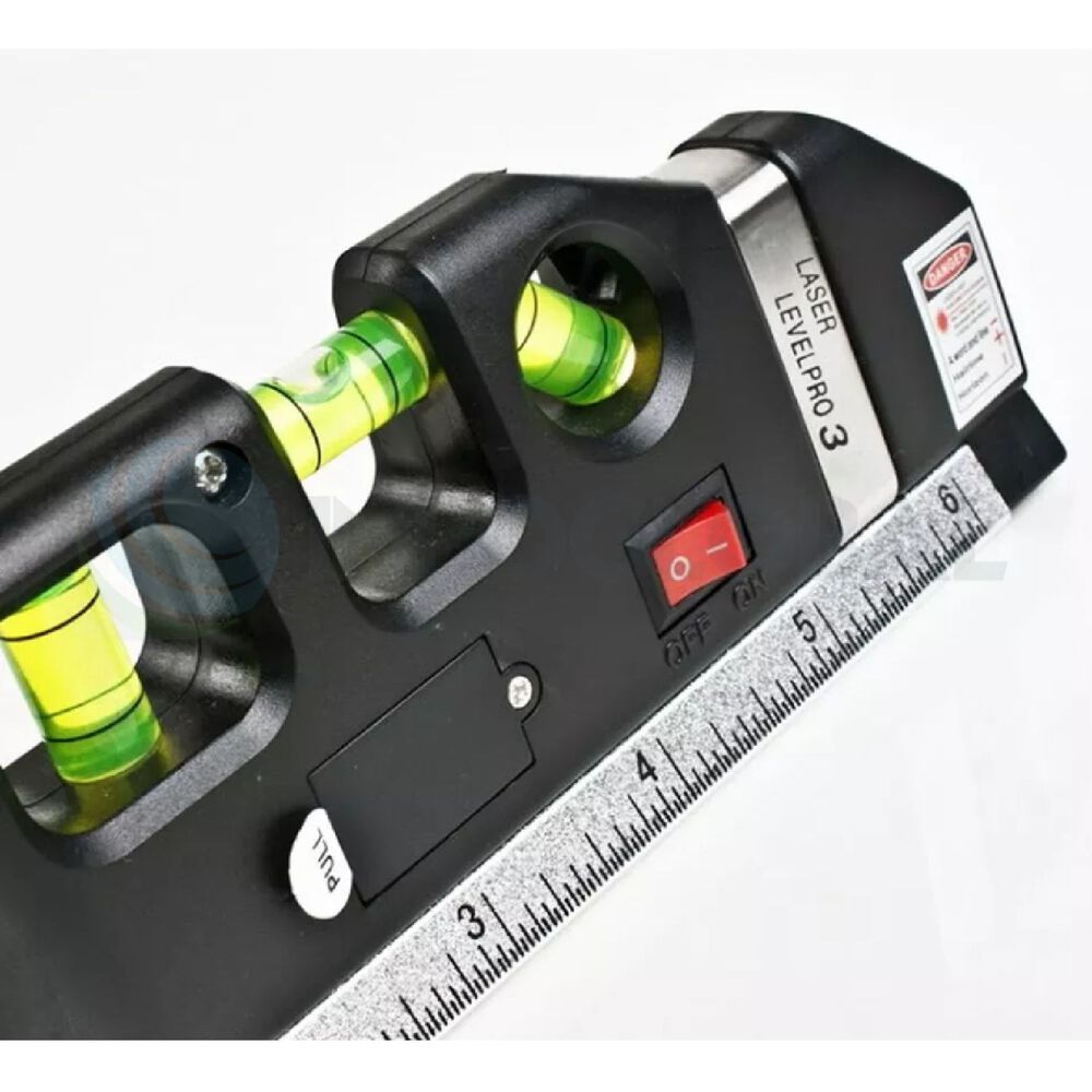 Cinta M&eacute;trica Regla Nivel L&aacute;ser Horizontal Level Pro 3 Modos image number 2.0