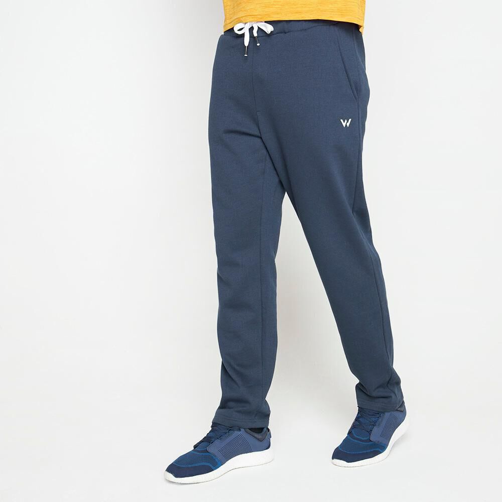 Pantalón De Buzo Deportivo Tiro Medio Regular Hombre Wetland image number 0.0