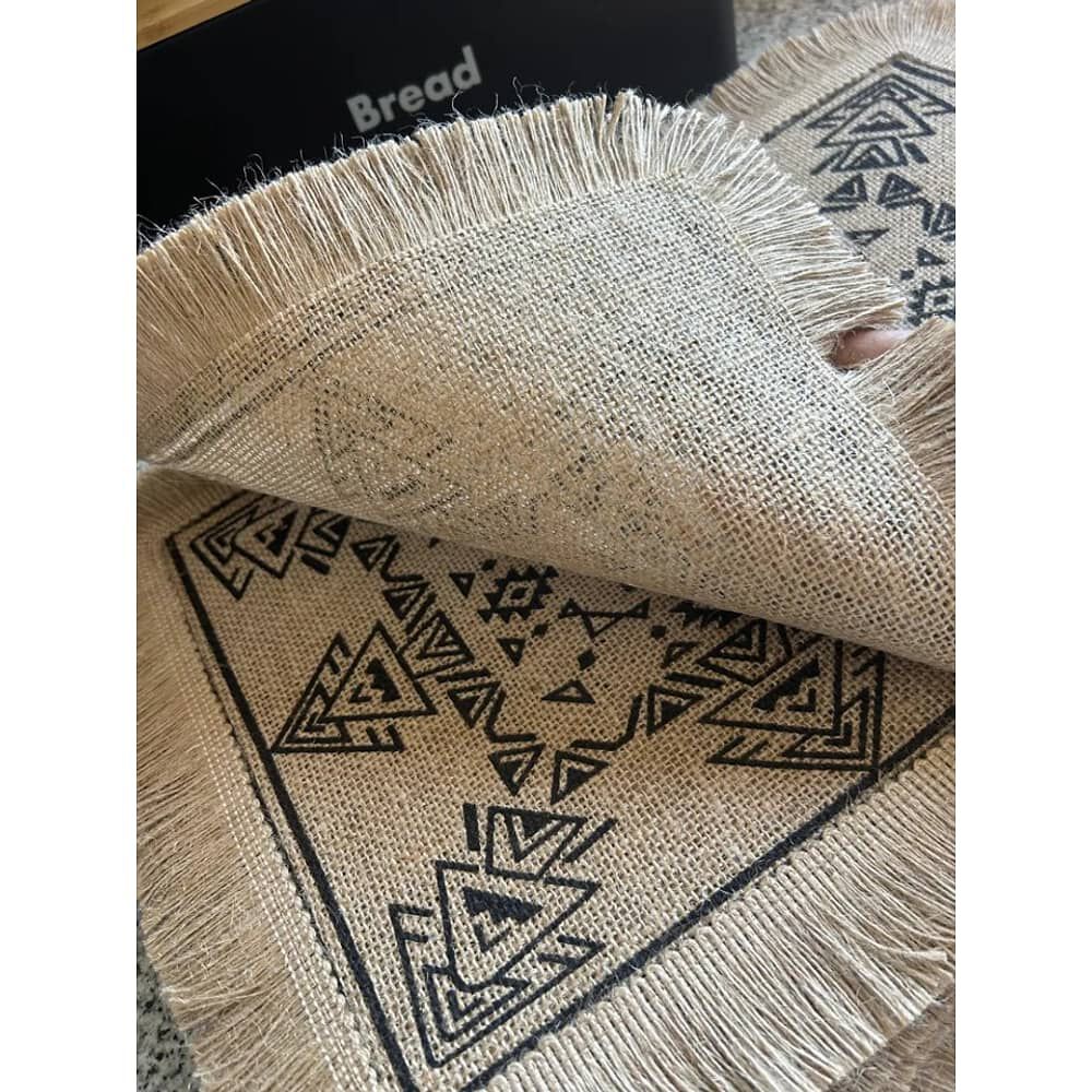 Set De 6 Individuales Yute - Geom&eacute;trico image number 2.0